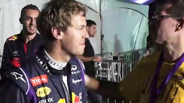 Sebastian Vettel performs his last show run as a Red Bull driver