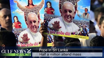 Pope holds mass in Sri Lanka - GN Headlines
