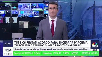 Tim e C6 firmam acordo para encerrar parceria e extinguir processos arbitrais