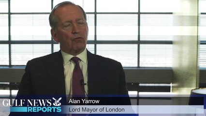 Lord Mayor of London Alan Yarrow believes the current 'Oil Shock' is a good thing