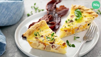 Quiche aux pommes de terre et au jambon