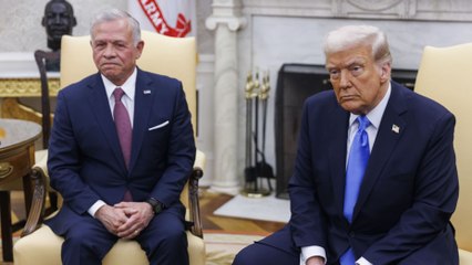 Donald Trump se reúne con el rey de Jordania