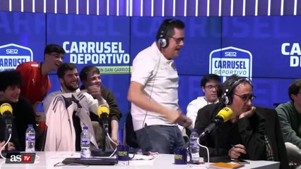 ¡Roncero no pudo contener la risa por el gol 'en semifallo' de Mbappé ⚽