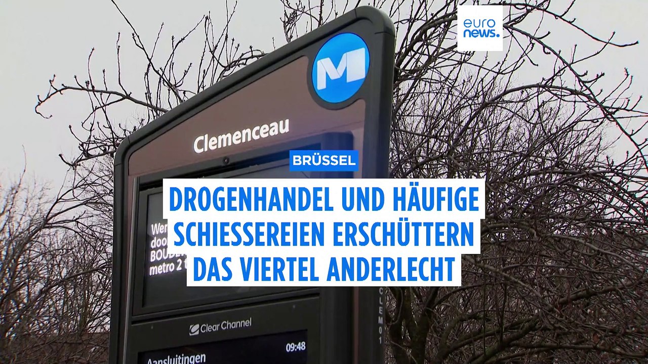 Brüssel: Nach den Schießereien von mutmaßlichen Drogenbanden geht die Angst um
