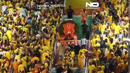 In Malaysia versammeln sich Hunderttausende Gläubige zum Thaipusam-Fest
