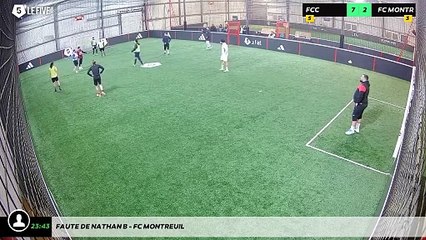 Faute de Nathan B - Fc Montreuil