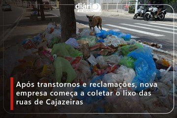 Após transtornos e reclamações, nova empresa começa a coletar o lixo das ruas de Cajazeiras