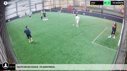 Faute de Nathan B - Fc Montreuil