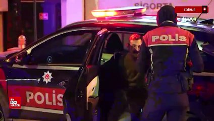 Edirne'de polisin 15 kilometre süren nefes kesen kovalamacası