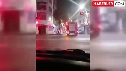 Samsun'da Çiçekçi Dükkanında Yangın