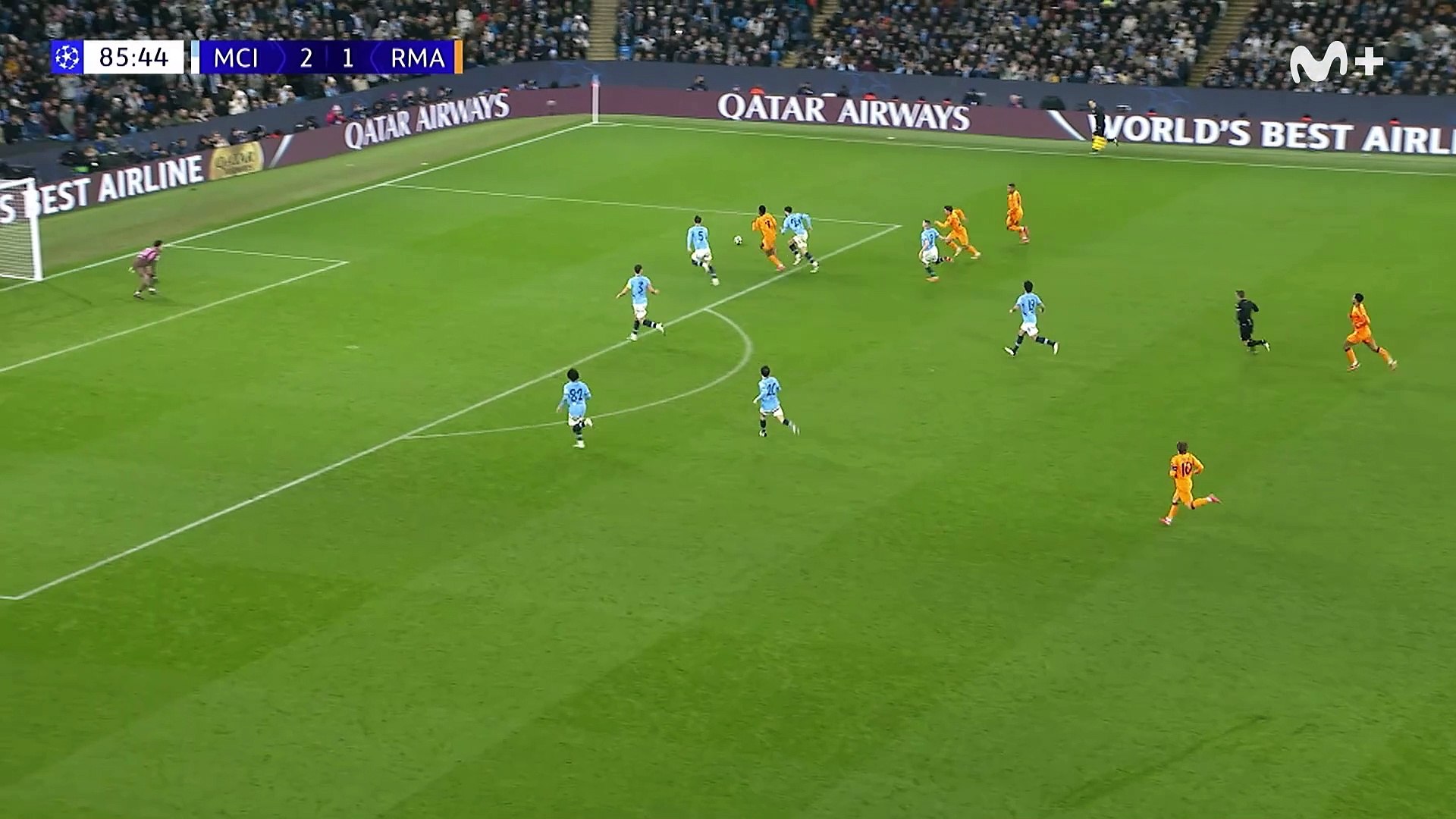 Gol de Brahim (2-2) en el Manchester City 2-3 Real Madrid