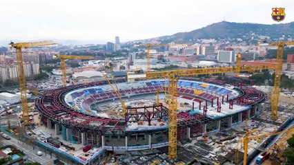 La evolución de las obras del nuevo Camp Nou: de 2023 a 2025