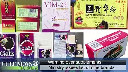 UAE warns against use of nine supplements - GN Headlines