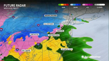 Disruptive snow returns to the I-95 corridor