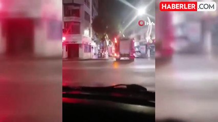 Samsun'da Çiçekçi Dükkanında Yangın