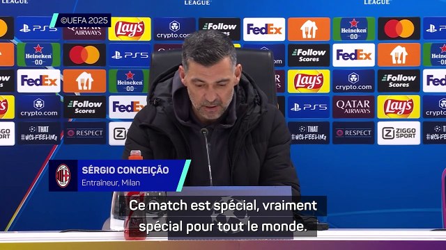 Milan - Conceição : “Nous pourrions déjà être en 8ème, nous voulons assumer et gagner”