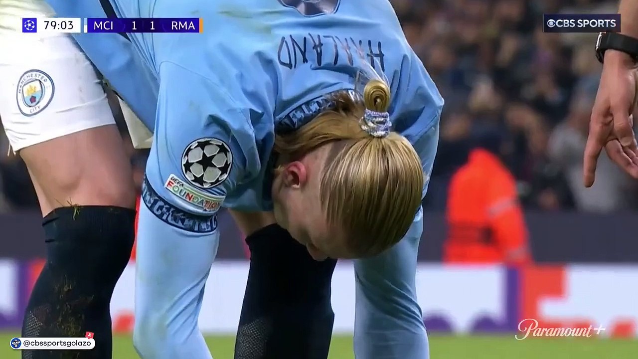 GOAL! Manchester City [2] - 1 Real Madrid - Erling Haaland (penalty) 80‎‎ - Klipeleven.com