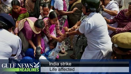 Millions of workers on strike in India - GN Headlines