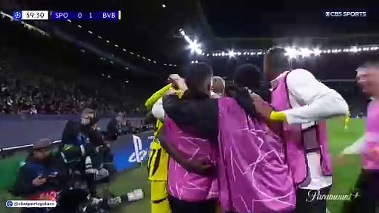 GOAL! Sporting CP 0 - [1] Borussia Dortmund - Serhou Guirassy 60‎‎ - Klipeleven.com