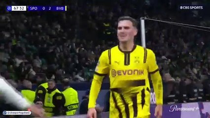 GOAL! Sporting CP 0 - [2] Dortmund - Pascal Gross 68 - Klipeleven.com