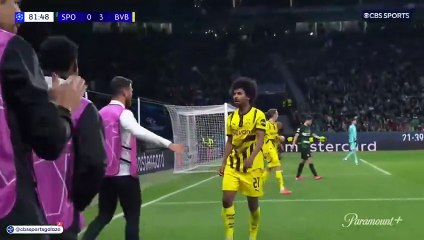 GOAL! Sporting CP 0 - [3] Dortmund - Karim Adeyemi 82 - Klipeleven.com
