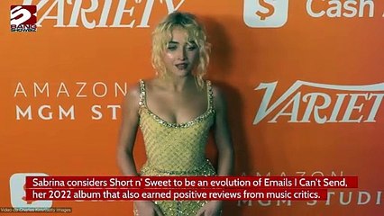 Sabrina Carpenter's 'Short n' Sweet' persona is 'a more emphasised version' of her real-life self