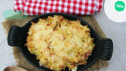 Gratin de pâtes et raclette