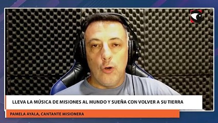 Lleva la música de Misiones al mundo y sueña con volver a su tierra