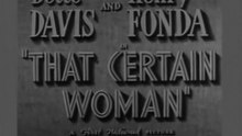 That Certain Woman 1937 / Cinzas do Passado - Legenda