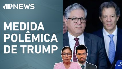 Haddad e Padilha criticam taxação dos EUA sobre aço brasileiro; Dora Kramer e Kobayashi comentam