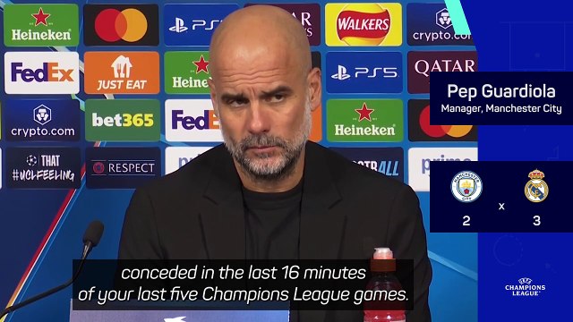 'I'm not good enough' - Guardiola laments another late defeat