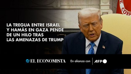 La tregua entre Israel y Hamás en Gaza pende de un hilo tras las amenazas de Trump