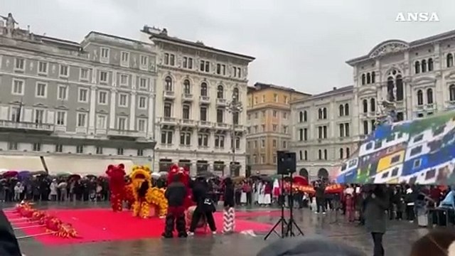 In piazza a Trieste musiche e danze per il?Capodanno?cinese