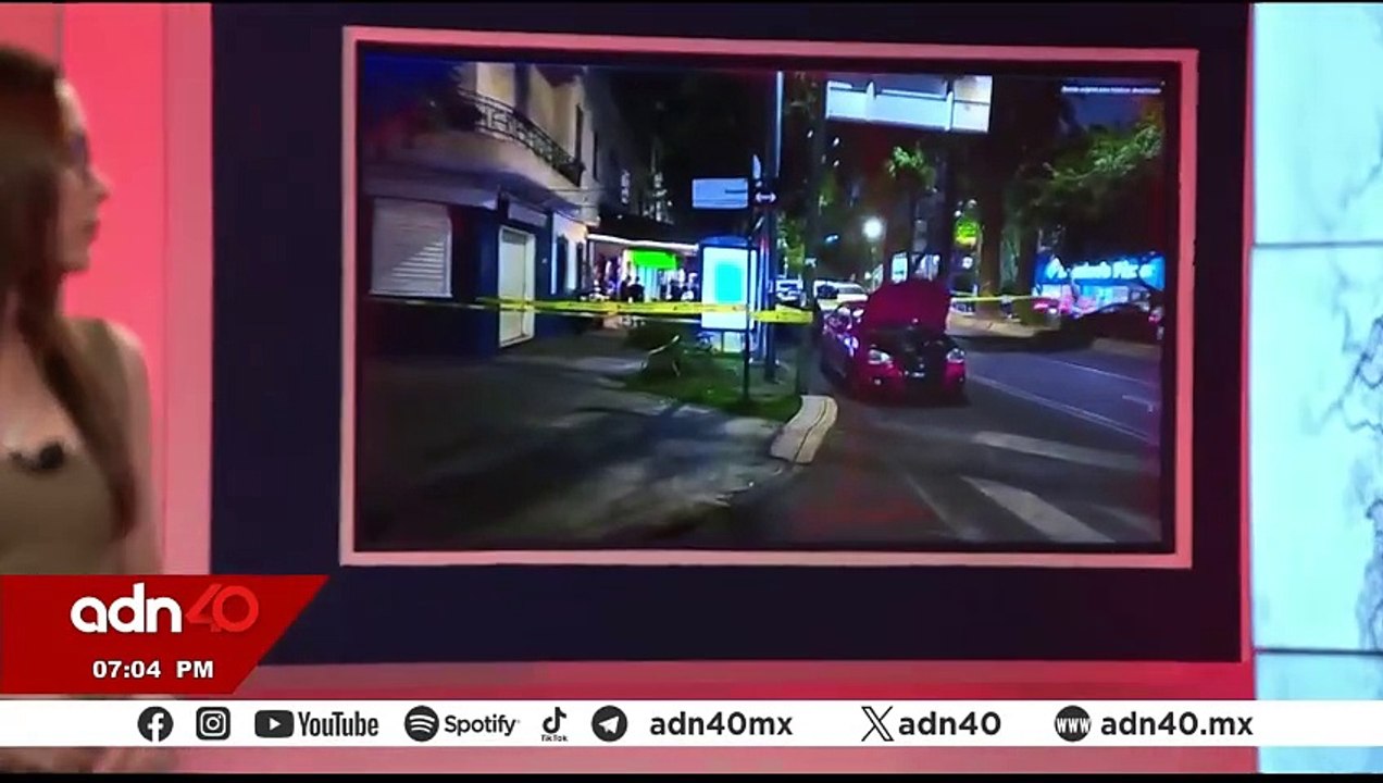 Reportan una balacera en la Col. Narvarte; hay un muerto y dos lesionados
