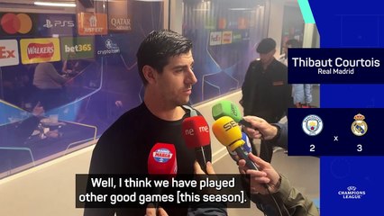 Courtois already focused on LaLiga schedule after Man City win