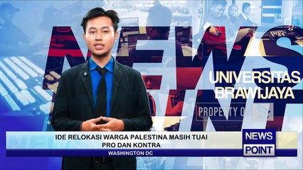 IDE RELOKASI WARGA PALESTINA MASIH TUAI PRO DAN KONTRA - NEWS POINT