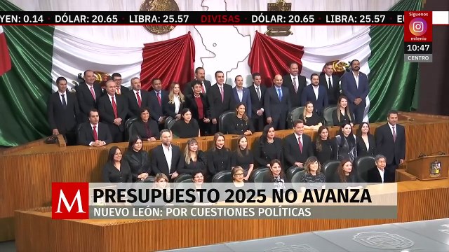 Presupuesto 2025 de Nuevo León no avanza; Samuel García y Congreso no se ponen de acuerdo