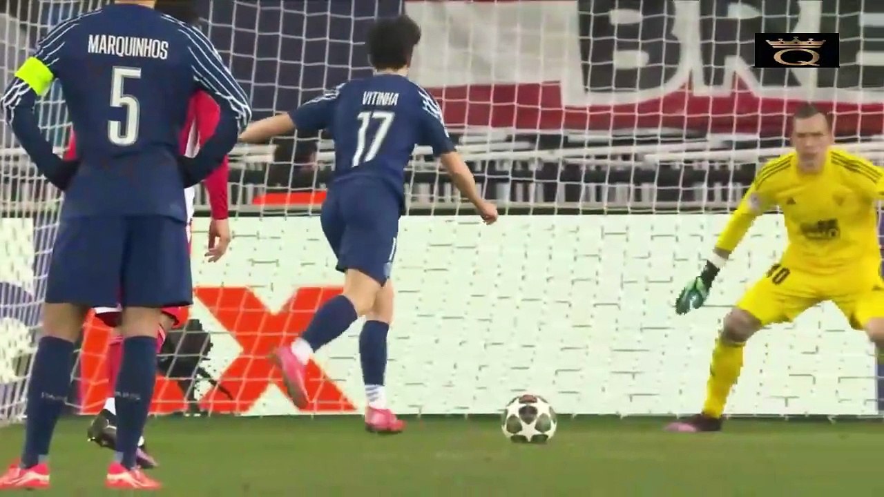دوري ابطال اوروبا ملخص بريست ضد باريس سان جيرمان