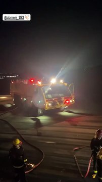 Avião colide com veículo na pista de decolagem no Aeroporto do Galeão