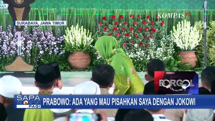 Jokowi Respons Pernyataan Prabowo Soal 'Ada Pihak yang Mau Memisahkan'