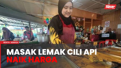 Masak lemak cili api naik harga sehingga RM1