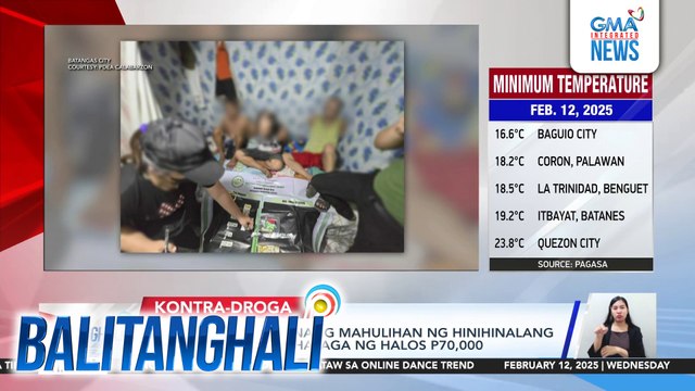 3 lalaki, arestado nang mahulihan ng hinihinalang shabu na nagkakahalaga ng halos P70,000 | Balitanghali