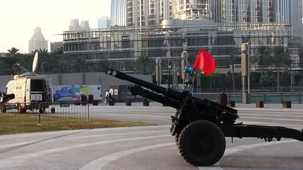 Dubai's cannon firing tradition during Ramadan