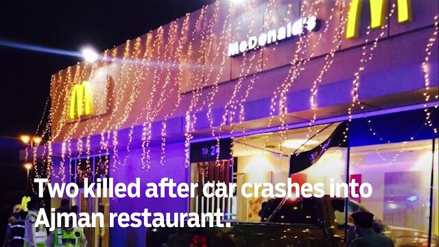 Two killed after car crashes into Ajman restaurant - GN Headlines