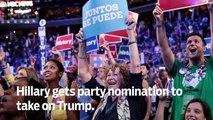 Hillary gets party nomination to take on Trump - GN Headlines