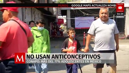 Más del 77% de adolescentes en México no usan anticonceptivos: CONAPO
