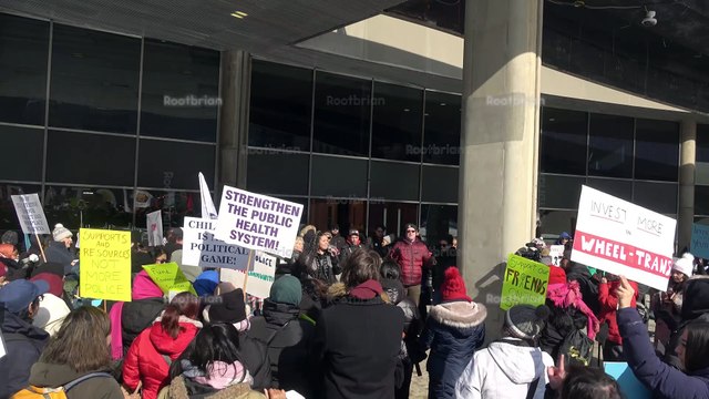 Dear City Council: Fund Our City - Toronto Budget Rally - Outside City Hall, Nathan Phillips Square