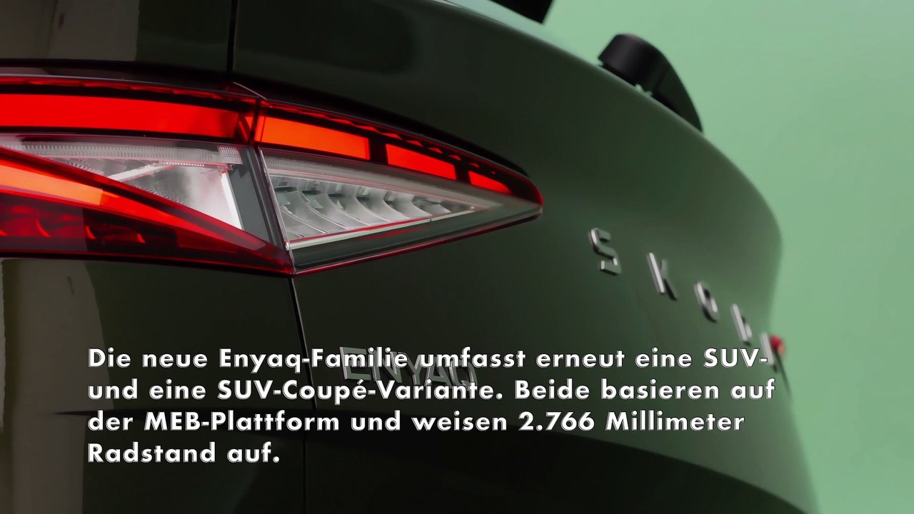 Die Neuauflagen von Enyaq und Enyaq Coupé - zwei Karosserievarianten, bewährte Performance