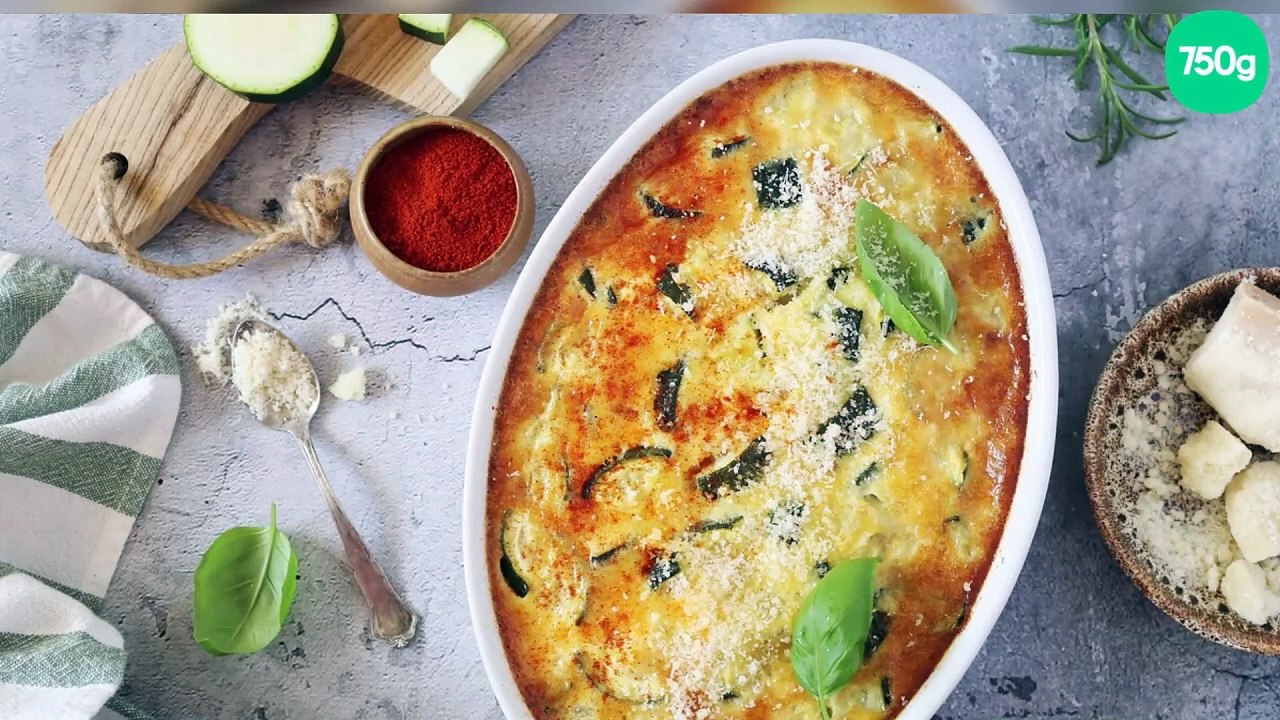 Flan de courgettes fondant