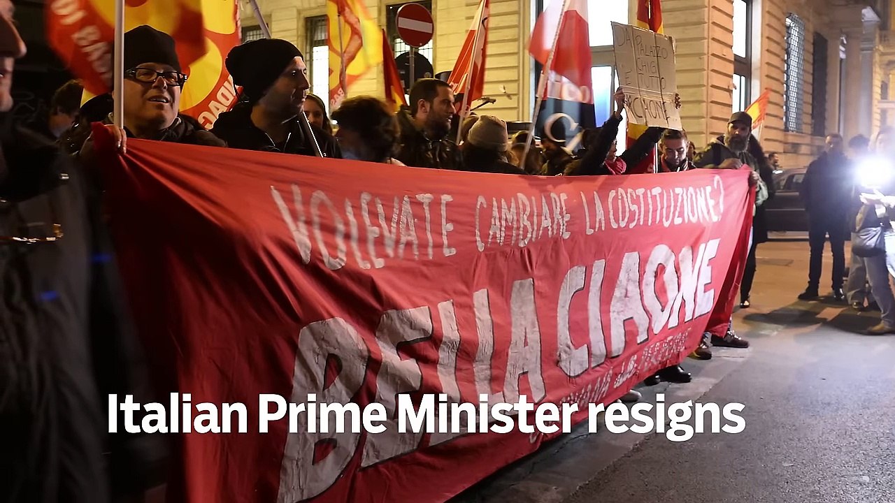 Italian Prime Minister resigns - GN Headlines